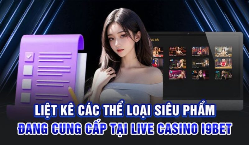 Các trò chơi đình đám có tại sảnh Live Casino